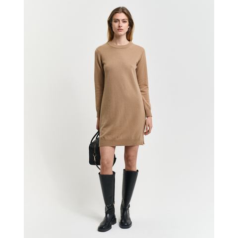 Gant Gebreide jurk SUPERFINE LAMBSWOOL DRESS