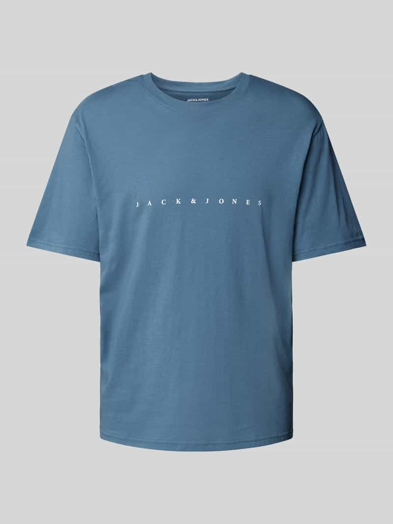 Jack & jones T-shirt met labelprint, model 'STAR'