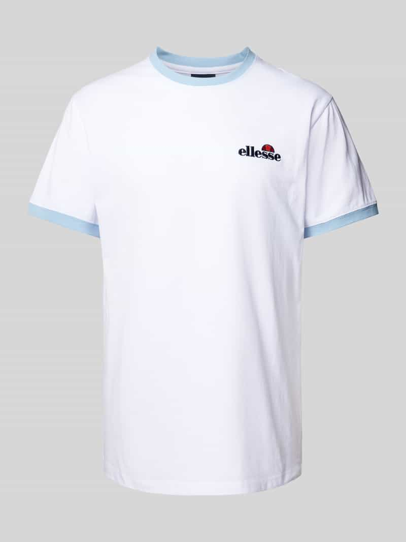 Ellesse T-shirt met labelstitching, model 'Meduno'