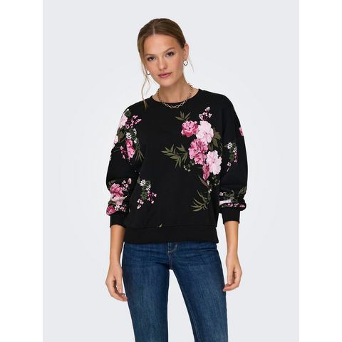 Only Sweatshirt ONLWANTED L/S AOP FLOWERS SWEAT NN