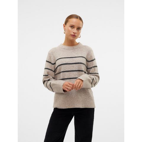 Vero Moda Gebreide trui VMFLAWLESS LS O-NECK PULLOVER GA NOOS