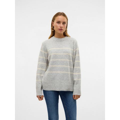 Vero Moda Gebreide trui VMFLAWLESS LS O-NECK PULLOVER GA NOOS