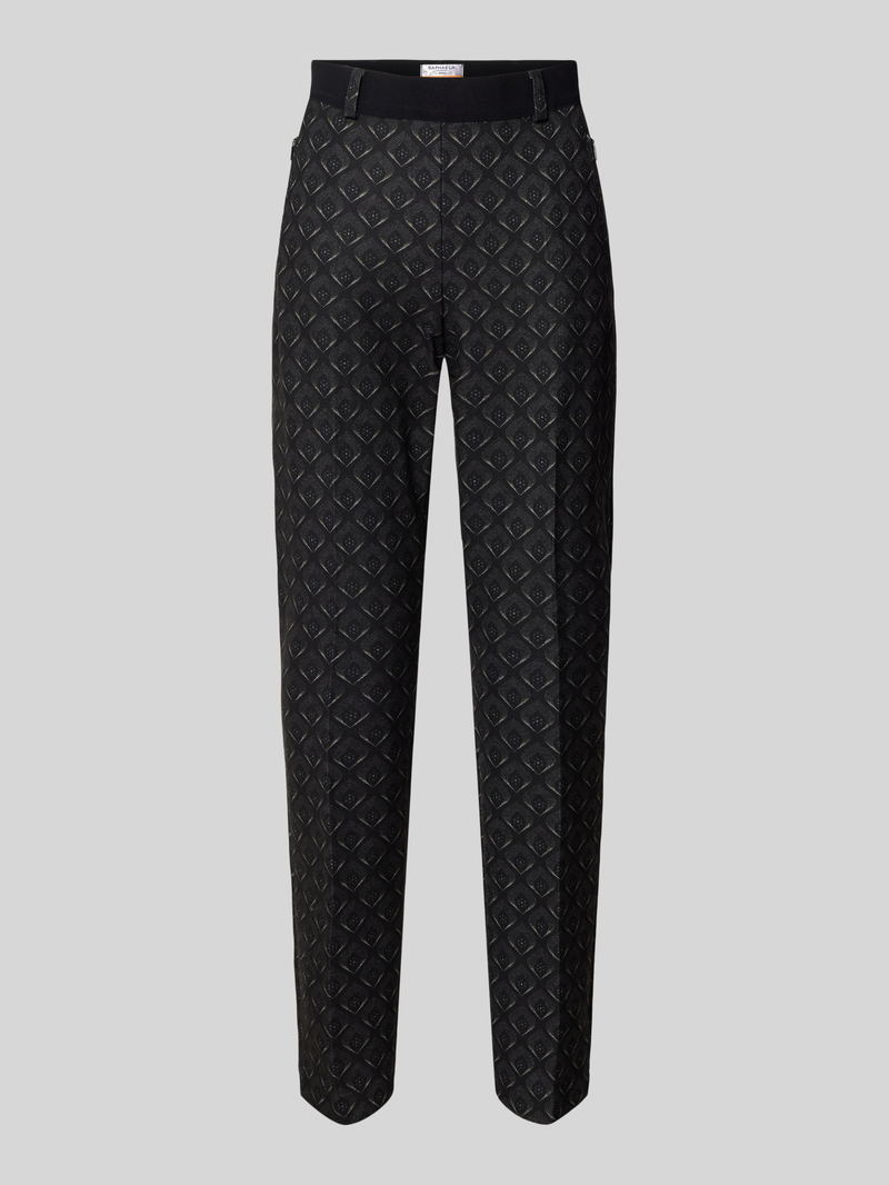 Raphaela By Brax Regular fit stoffen broek met viscose, model 'Lillyth'