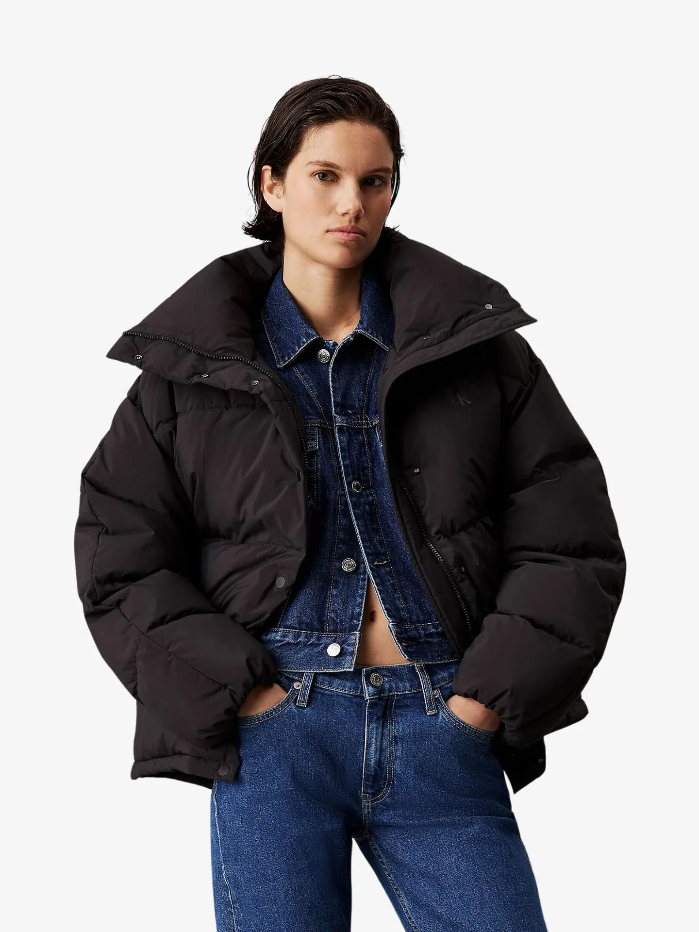 Calvin Klein Relaxed puffer, beh