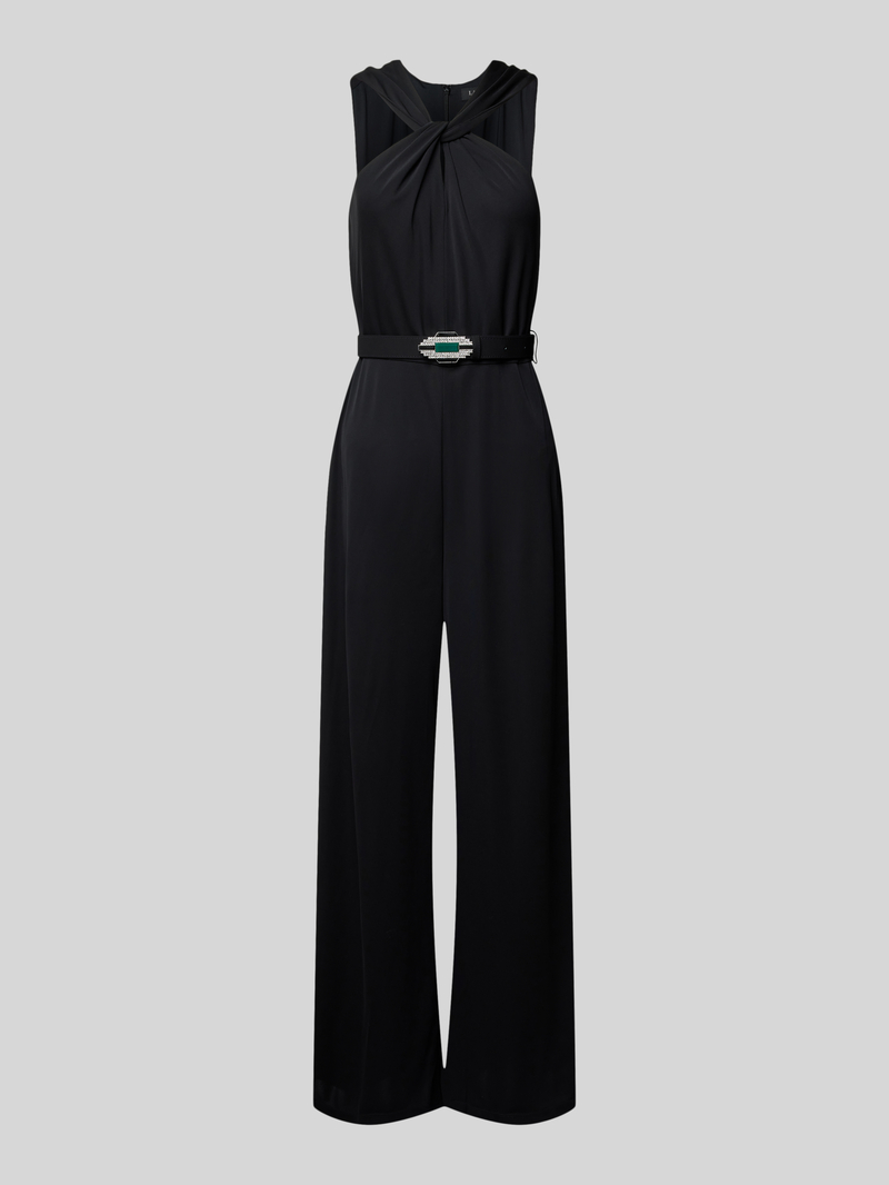 Lauren Ralph Lauren Jumpsuit met tailleriem, model 'ELSPETH'