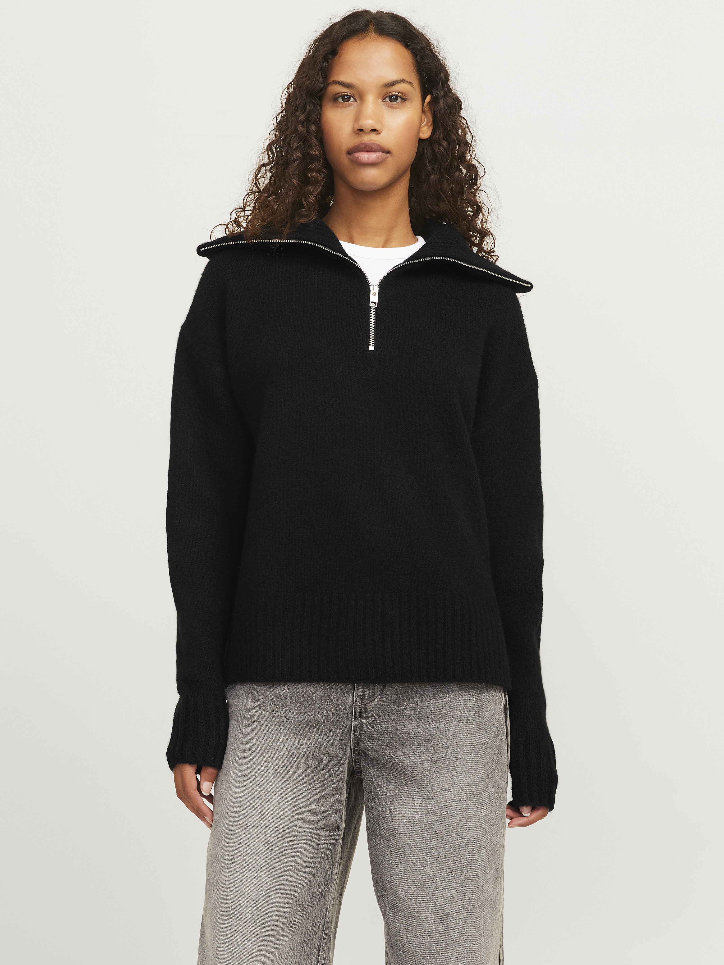 Jack & Jones Jxsiko diverse half zip knit sn