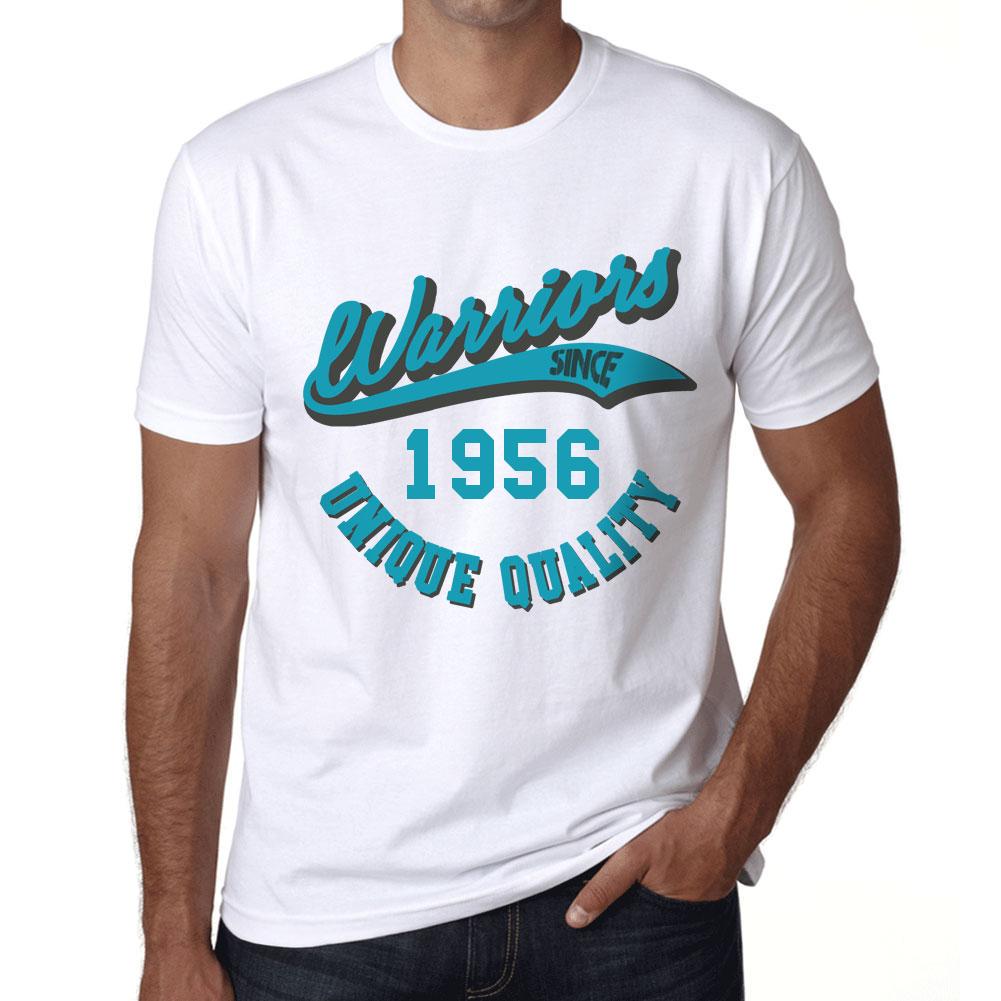 Ultrabasic Vintage T-shirt voor heren Grafisch T-shirt Warriors Since 1956 Wit