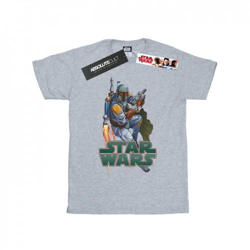 Star Wars Boba Fett Fired Up T-shirt voor heren