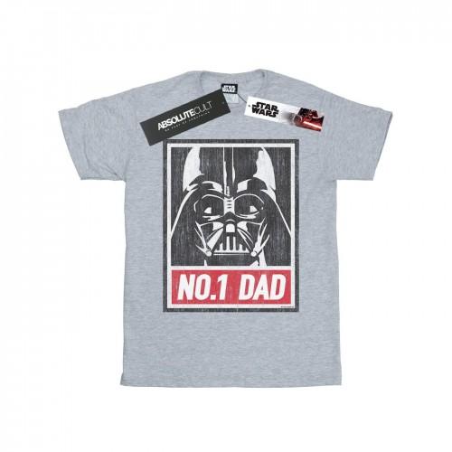 Star Wars Heren nummer één papa T-shirt