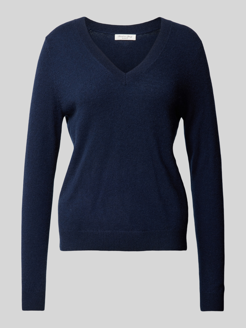 Christian Berg Woman Gebreide pullover met ribboorden