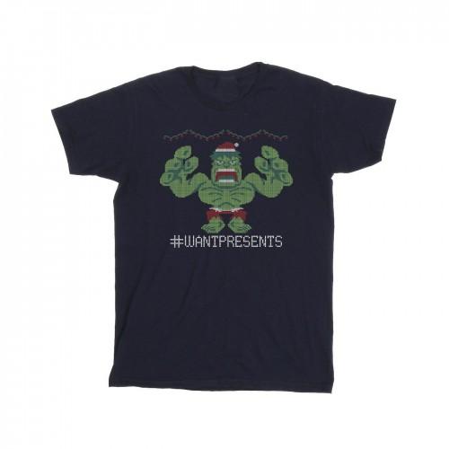 Marvel Heren Avengers Hulk Kruissteek T-shirt