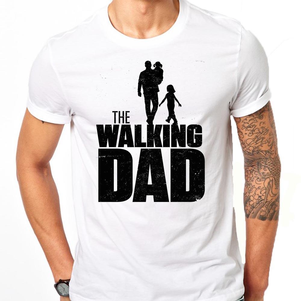 Shirtbude The Walking Dead Walking Dad Vatertag Herrentag Papa Geschenk Fun T-Shirt