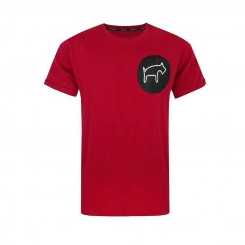 Pertemba FR - Apparel Tweebenige hond heren logo T-shirt