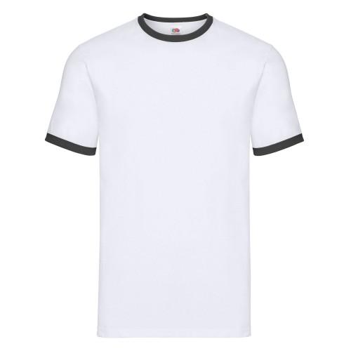 Fruit Of The Loom Mens Contrast Ringer T-Shirt