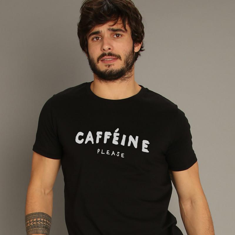 Le Roi du Tshirt T-shirt Homme - CAFFEINE PLEASE