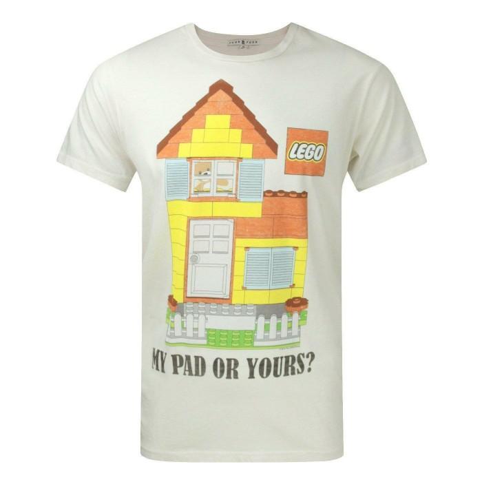 Pertemba FR - Apparel Junkfood heren mijn pad of de jouwe Lego T-shirt