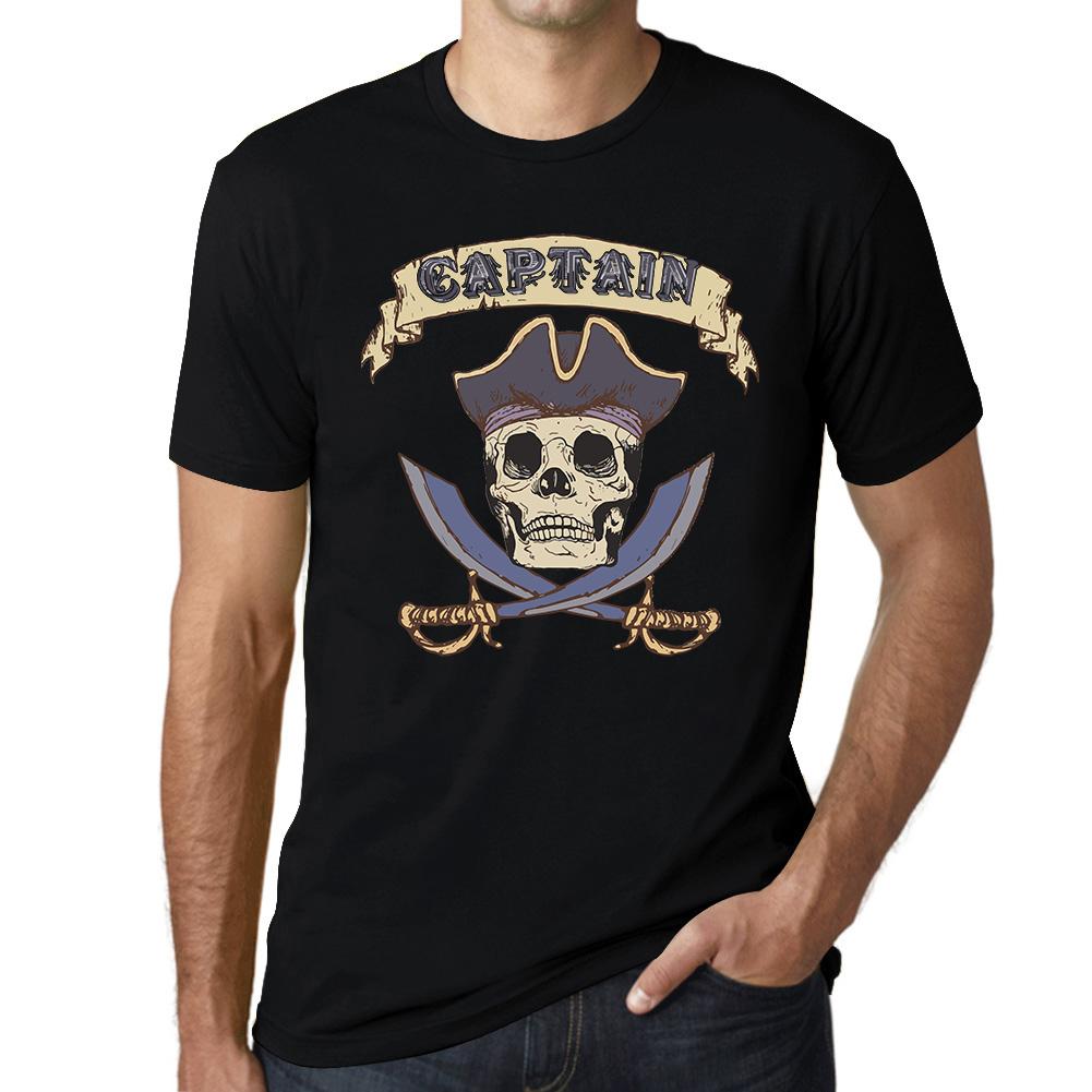 Ultrabasic Grafisch heren T-shirt - Captain Pirate 2 Sword - Skull Shirt voor heren