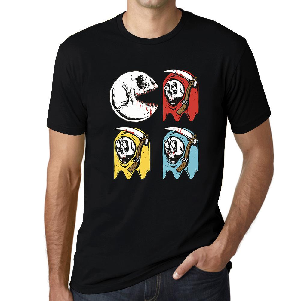 Ultrabasic Grafisch heren T-shirt - Scary Pacman Skull - Gameshirt voor Halloween