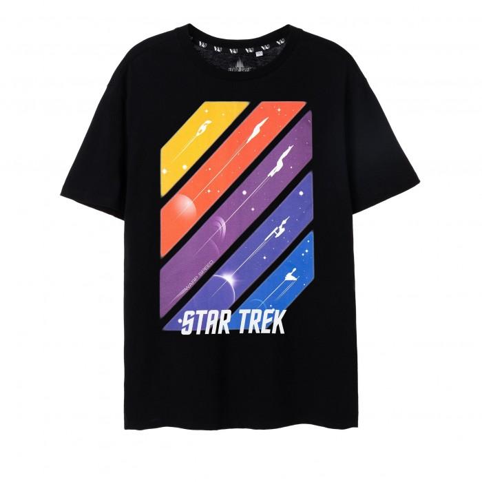 Star Trek Mens Ships In Space Short-Sleeved T-Shirt