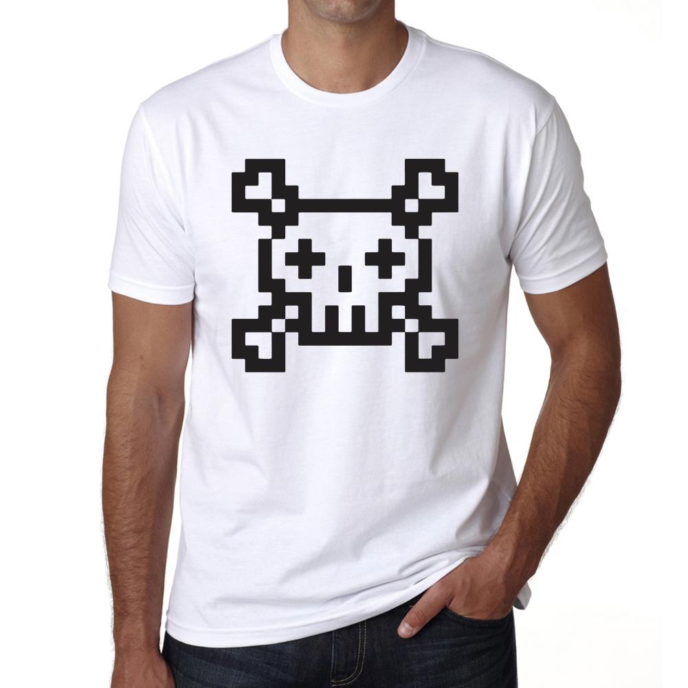 Ultrabasic Grafisch T-shirt voor heren - Schedel met gekruiste knekels - Game Over shirt