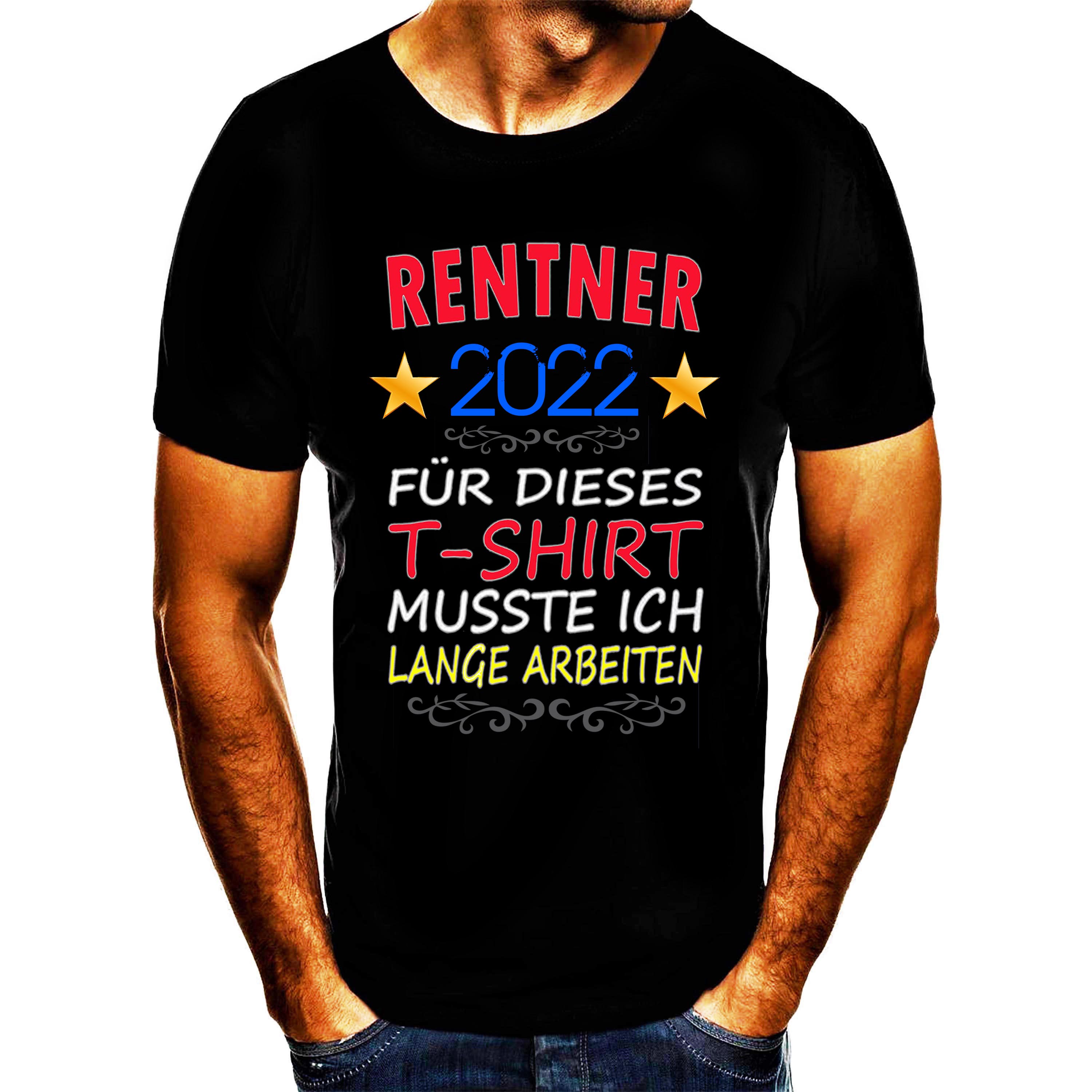 Shirtbude Pensioen 2022 Gepensioneerde 2022 vader vader opa cadeau print tshirt