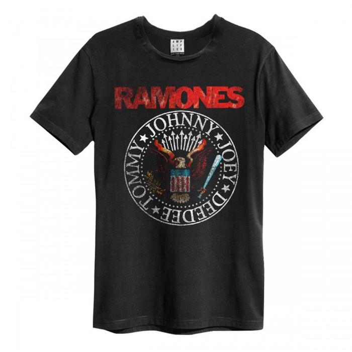 Amplified Heren Vintage Seal Ramones T-shirt