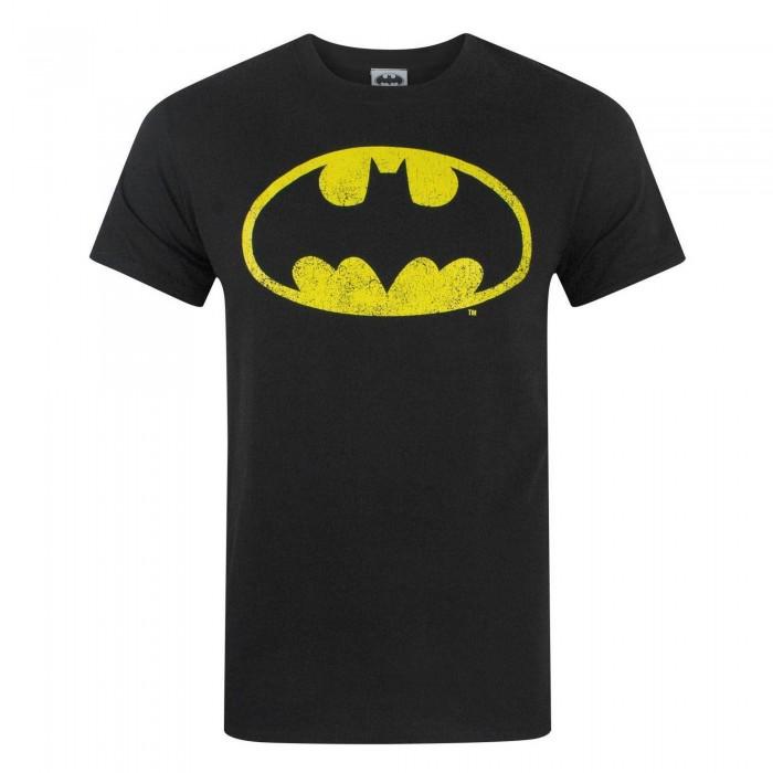 Batman Mens Distressed Logo T-Shirt