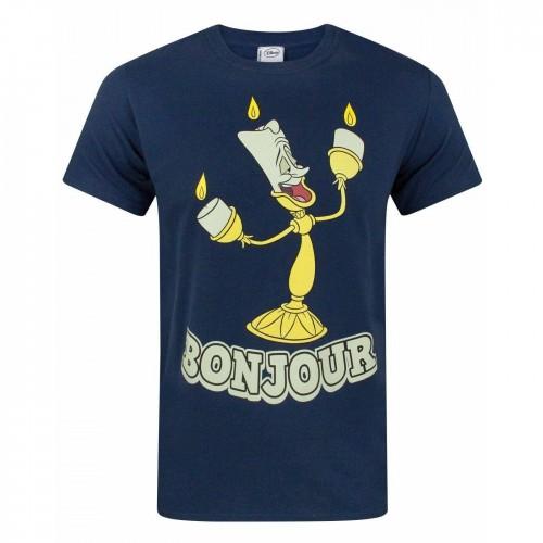 Beauty And The Beast Mens Bonjour T-Shirt