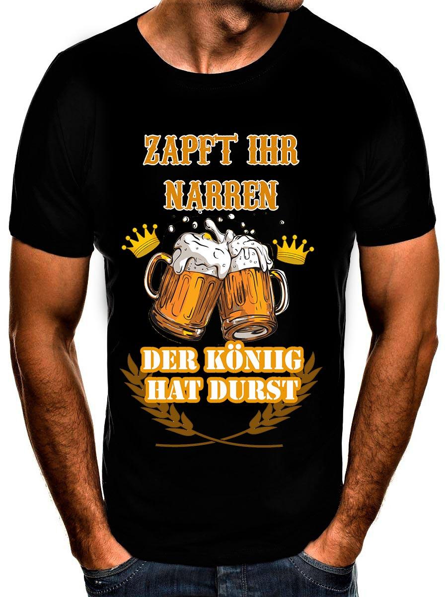 Shirtbude Zapft ihr Narren Männertag Vatertag Herrentag Papa Tshirt