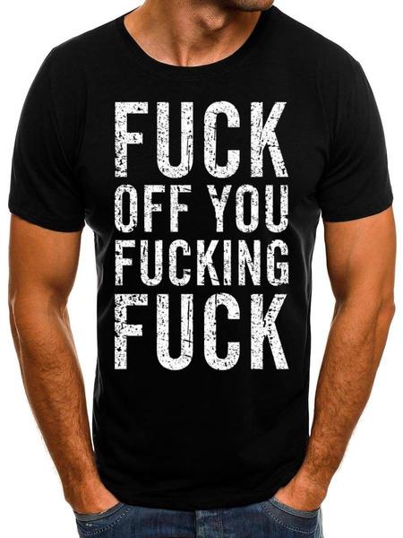 Shirtbude fuck you fucking witz spruch print tshirt