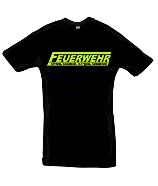 Shirtbude feuerwehr leben retten print tshirt