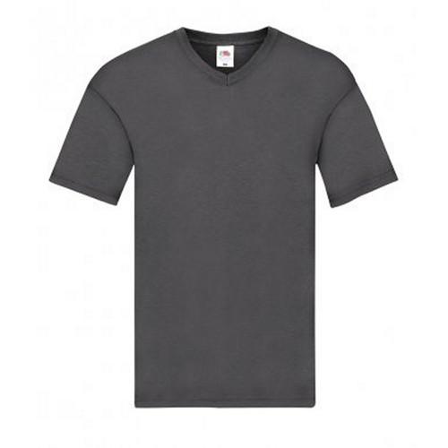 Fruit Of The Loom Heren Origineel T-shirt met V-hals