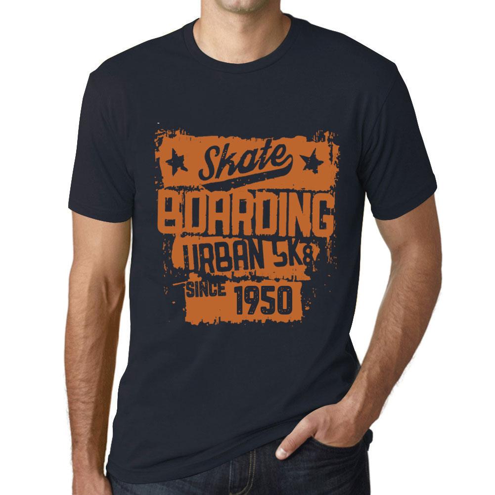 Ultrabasic Vintage T-shirt voor heren Grafisch T-shirt Urban Skate Sinds 1950 Marine