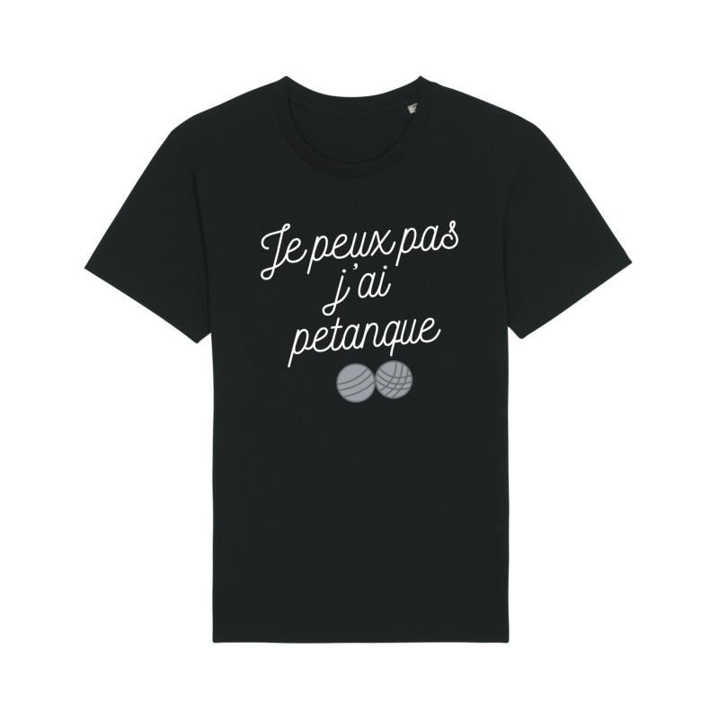 Enkr Heren T-shirt - IK KAN IK NIET PETANQUE HEBBEN