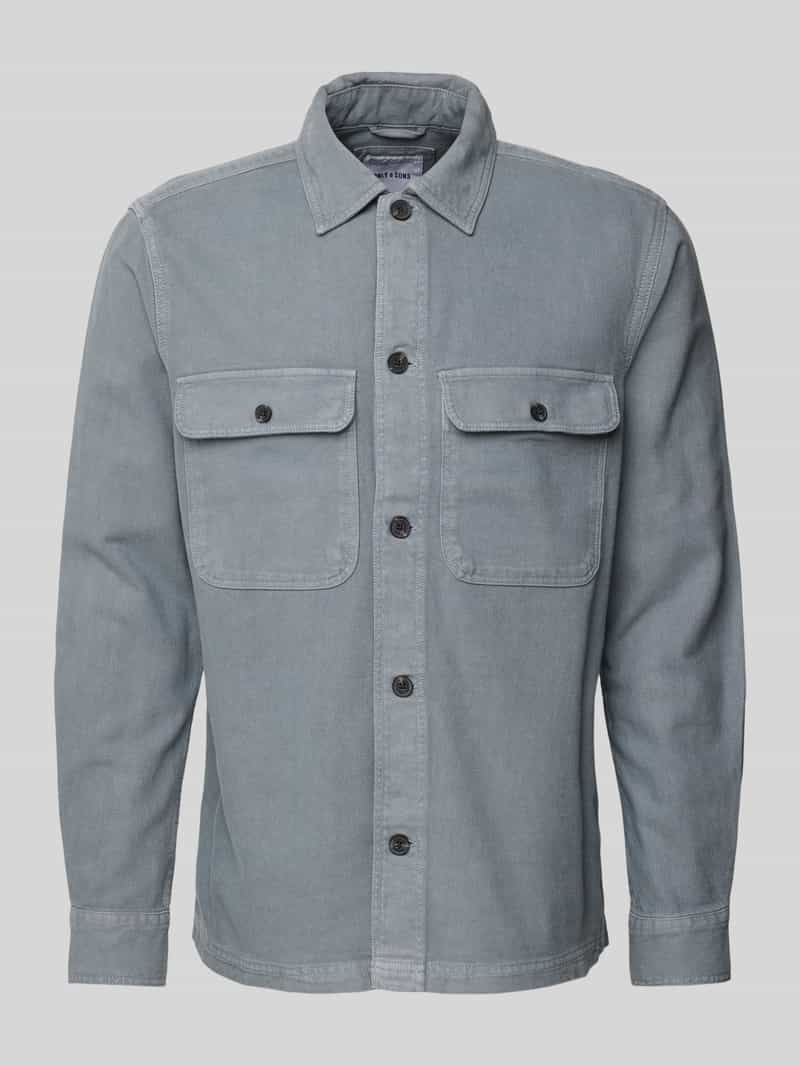 Only & Sons Regular fit vrijetijdsoverhemd met new-kentkraag, model 'OLIVER'