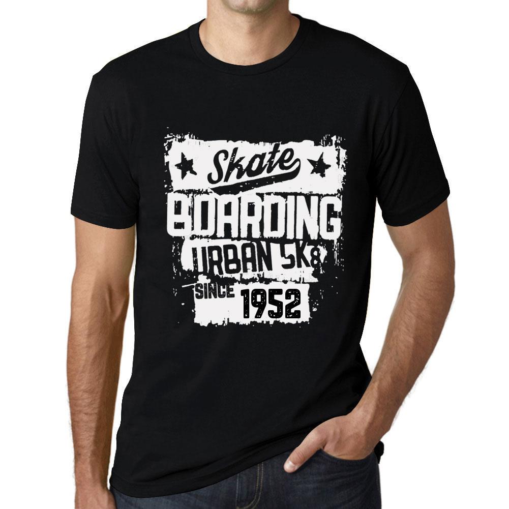 Ultrabasic Vintage T-shirt voor heren Grafisch T-shirt Urban Skate sinds 1952 Diepzwart