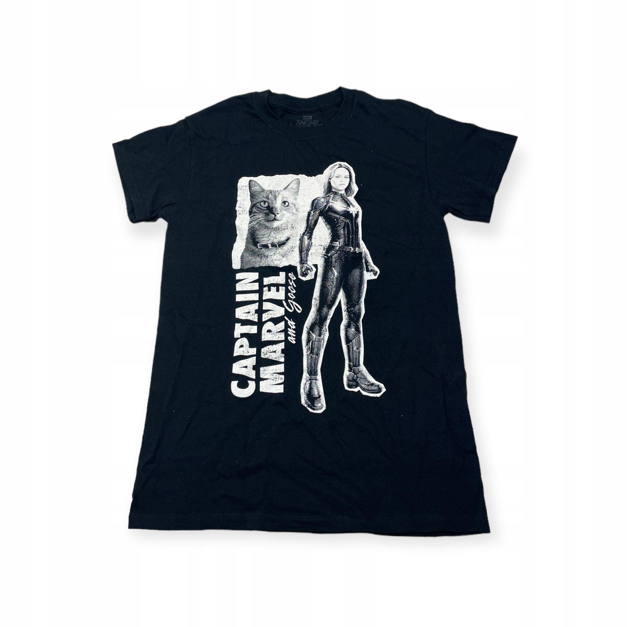 Outletup-clothes Koszulka T-shirt męski okrągły dekolt SPENCER'S CAPTAIN MARVEL M