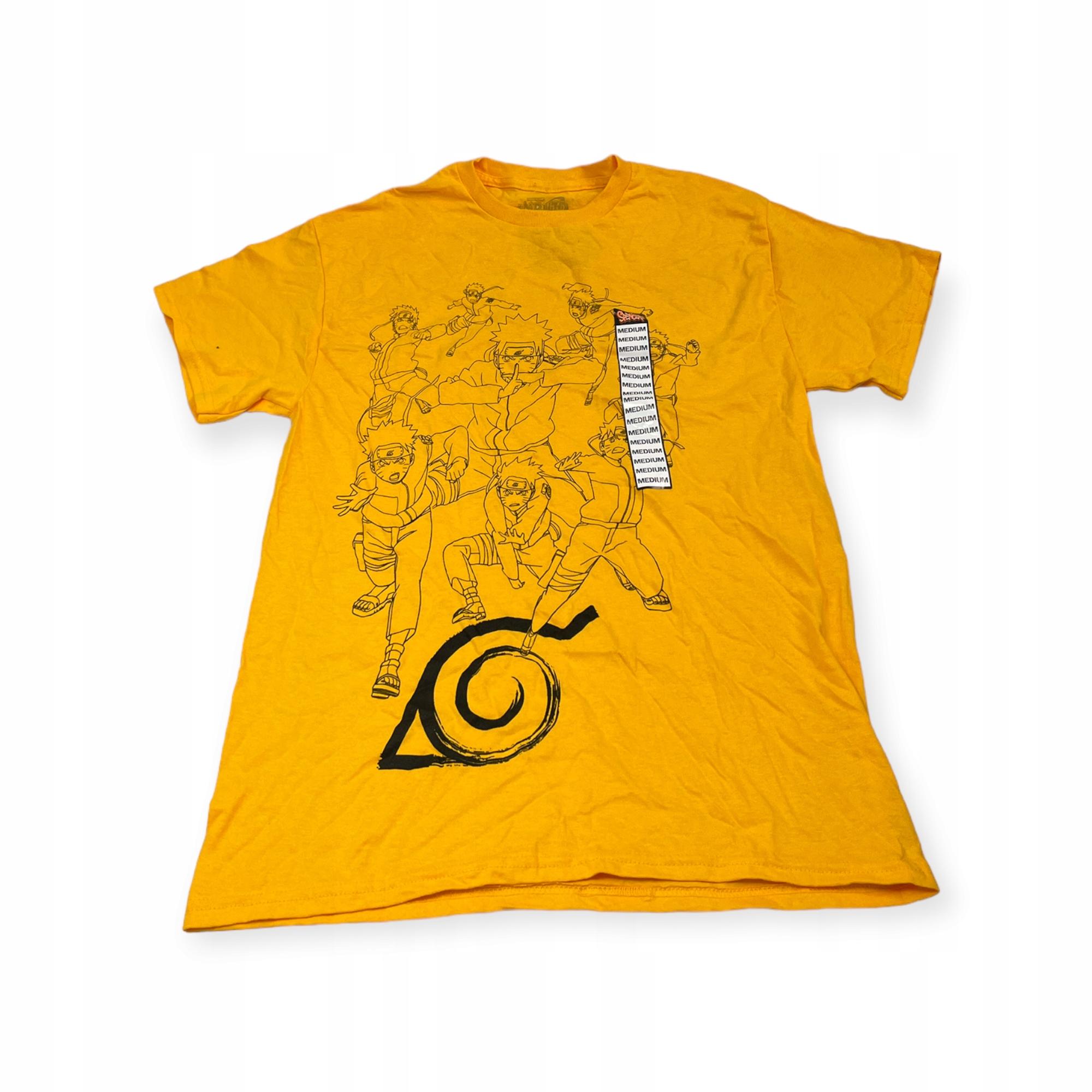 Outletup-clothes Koszulka T-shirt męski okrągły dekolt SPENCER'S NARUTO M