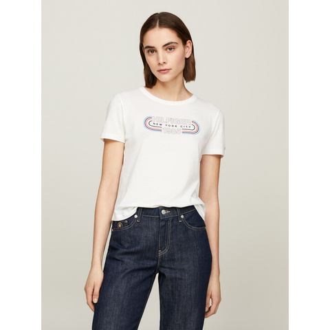 Tommy Hilfiger T-shirt SLIM TRACK HILFIGER C-NK SS