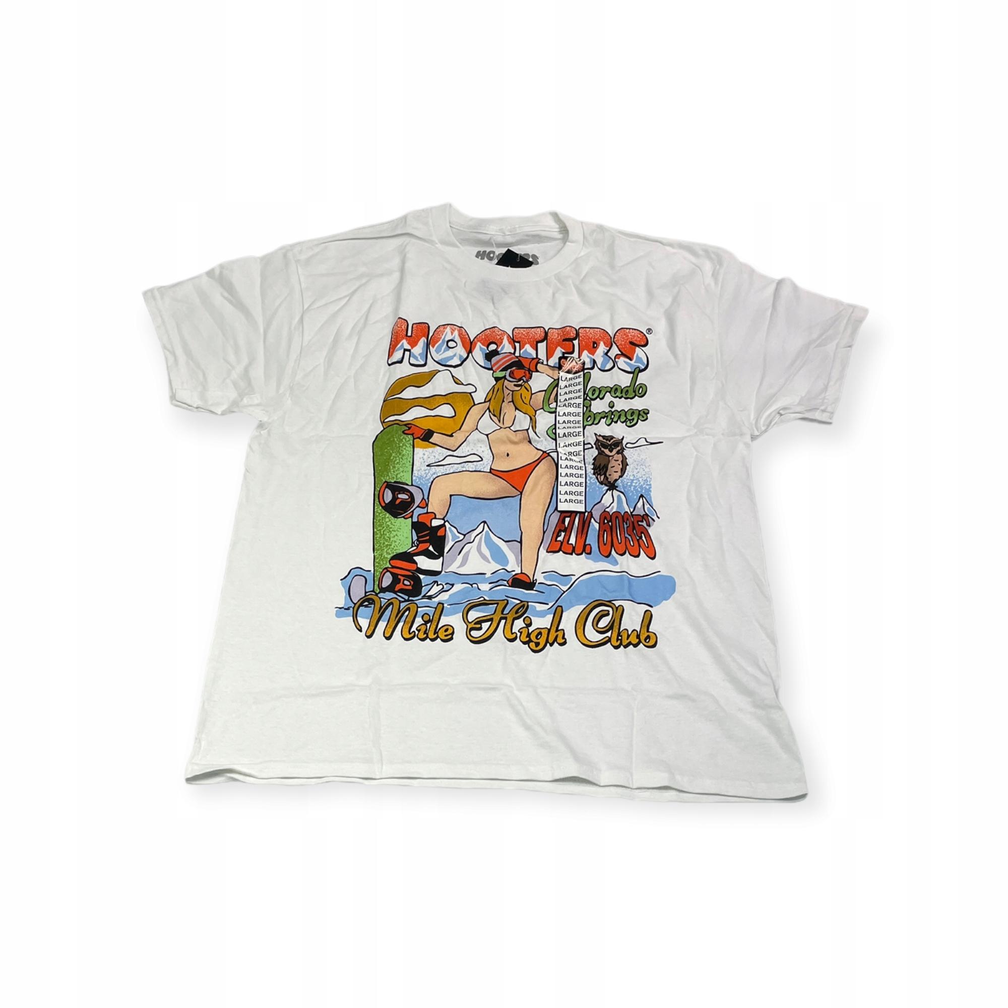 Outletup-clothes Koszulka t-shirt męski SPENCER'S HOOTERS L