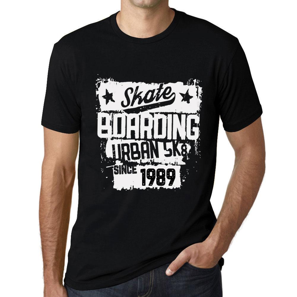 Ultrabasic Vintage T-shirt voor heren Grafisch T-shirt Urban Skate sinds 1989 Diepzwart