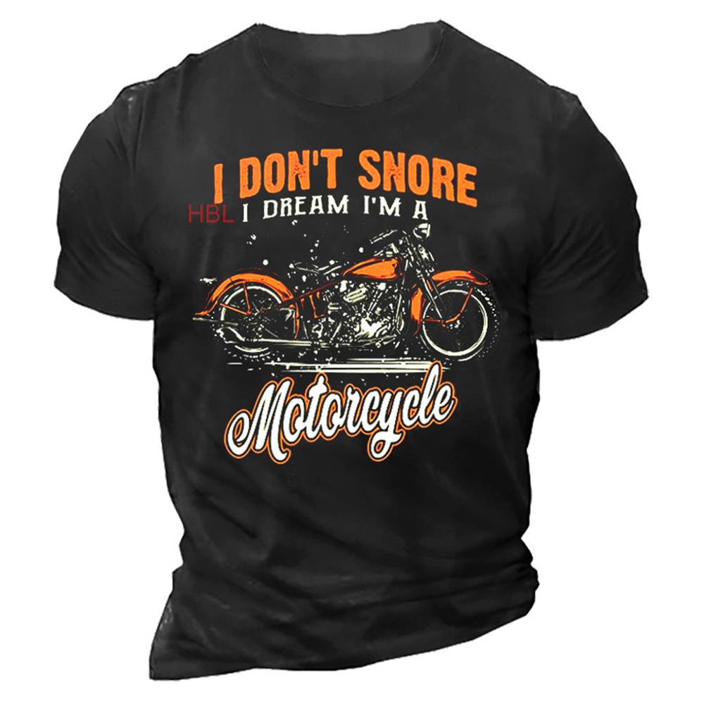 Xin nan zhuang Motorfiets Trend Heren T-shirt Motorfiets Biker 3d Print Vintage Korte Mouw 1976 T-shirt Homme Moto T-shirt Racing Kleding Camiseta Ademend T-shirt