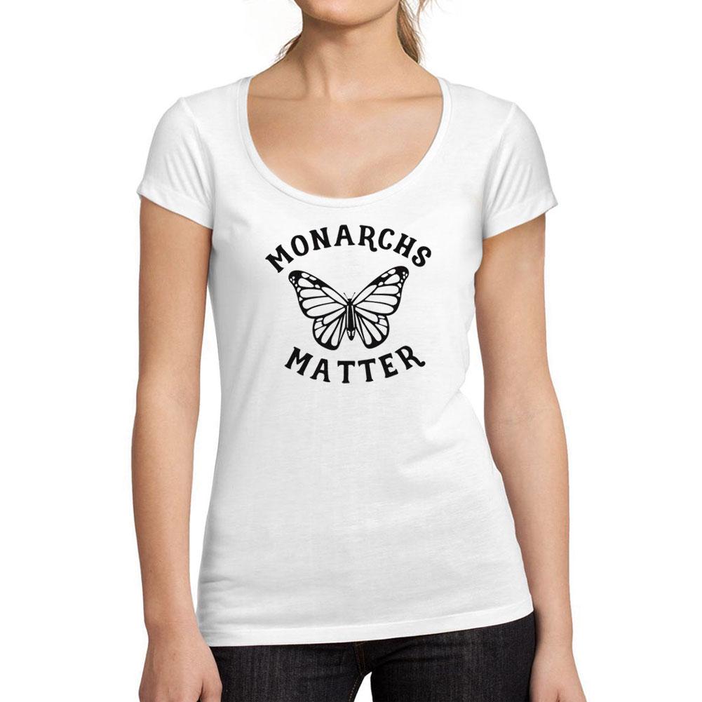 Ultrabasic  T-shirt Femme col Rond Decollete Monarchs Matter