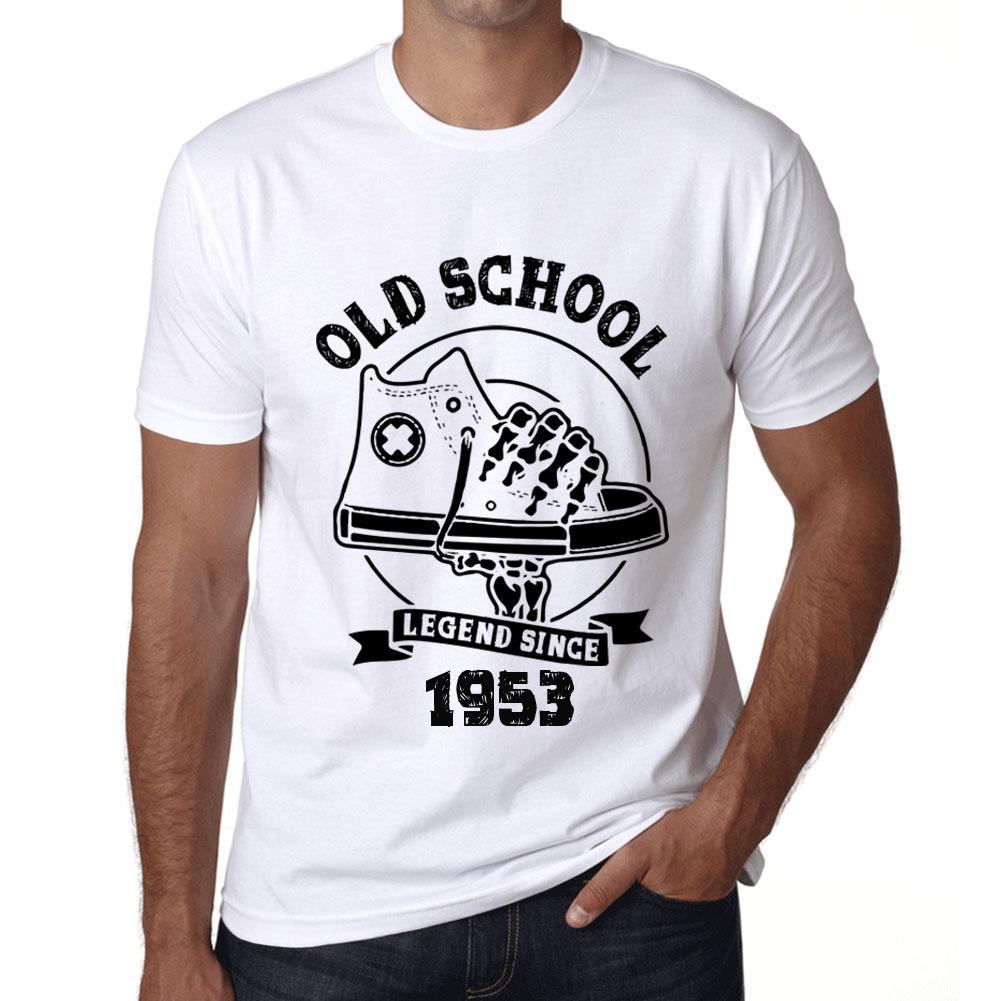 Ultrabasic Heren Vintage T-shirt Grafisch T-shirt Old School All Star Sinds 1953 Wit