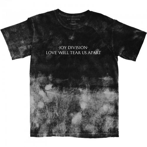 Pertemba FR - Apparel Joy Division Unisex Adult Love Will Tear Us Apart Tie Dye T-shirt