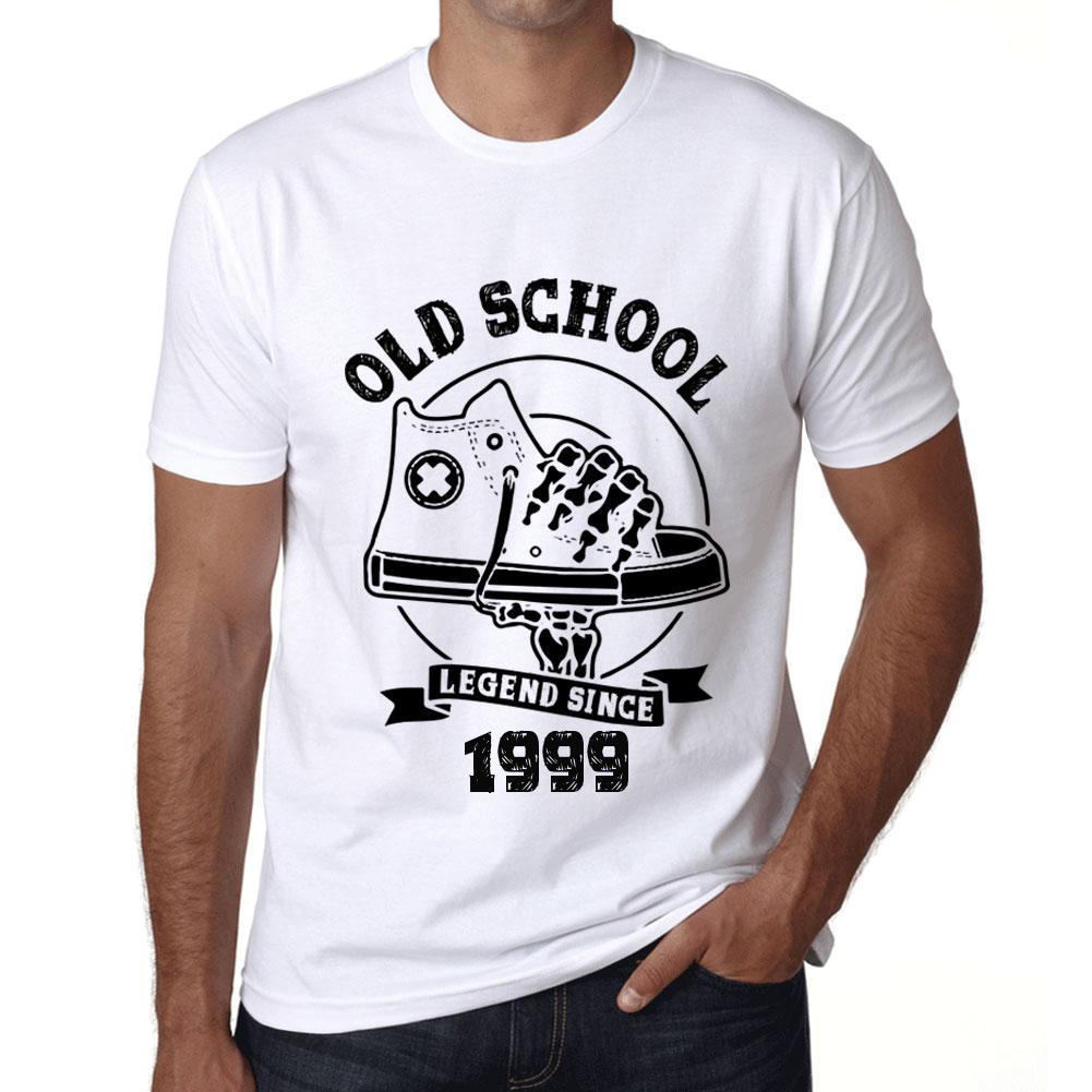 Ultrabasic Vintage T-shirt voor heren Grafisch T-shirt Old School All Star Sinds 1999 Wit