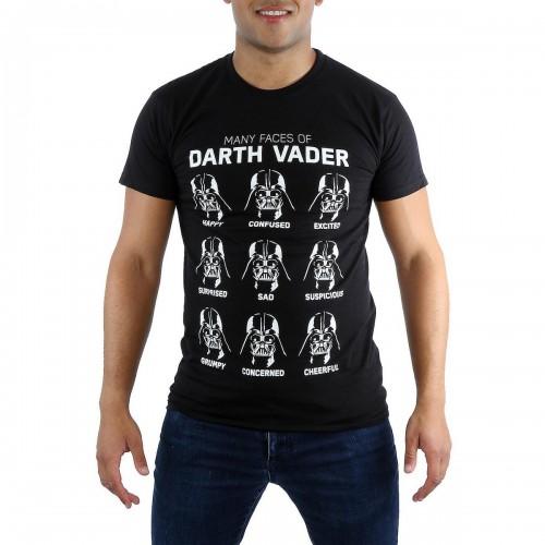 Star Wars Mens Many Faces Of Darth Vader Cotton T-Shirt