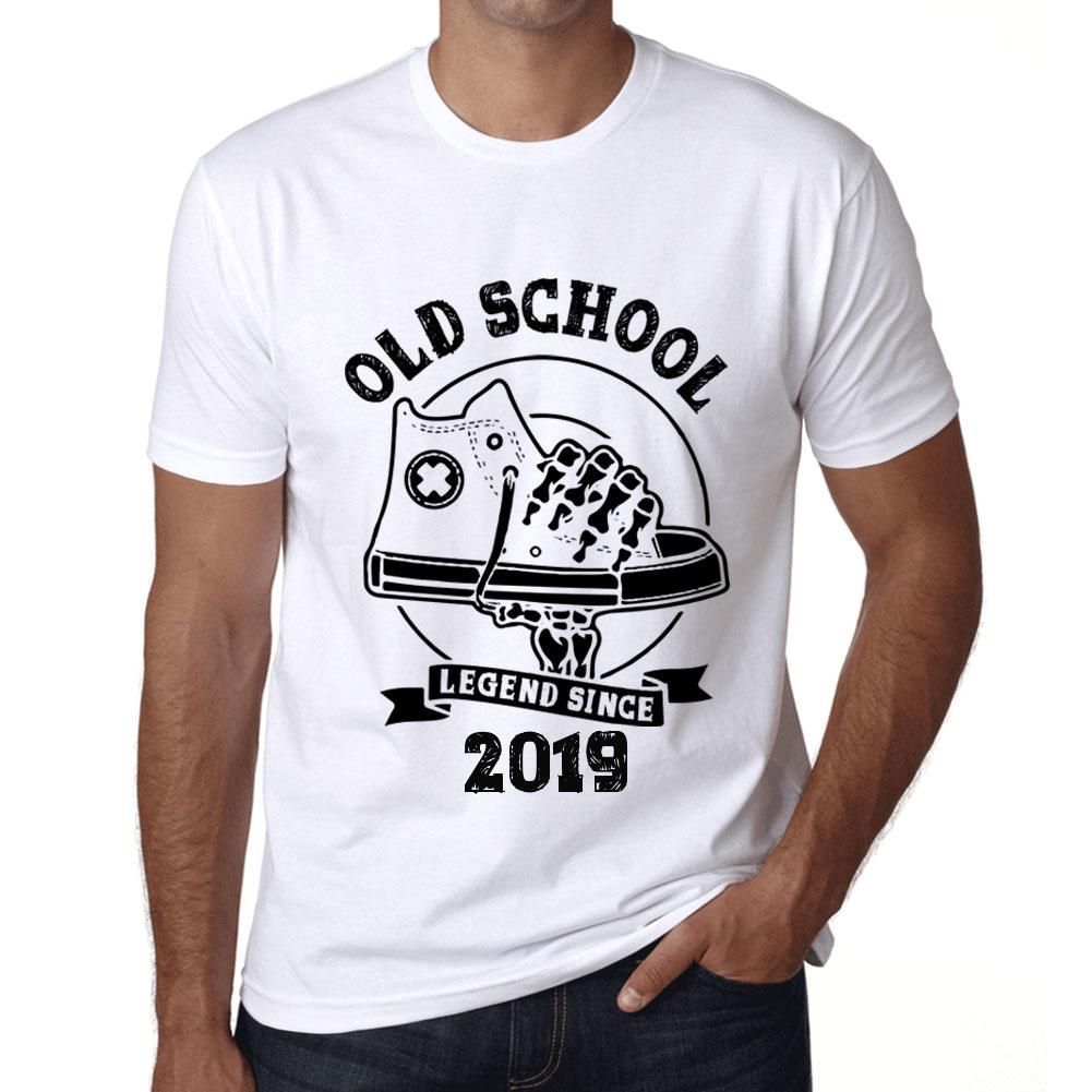 Ultrabasic Heren Vintage T-shirt Grafisch T-shirt Old School All Star Sinds 2019 Wit