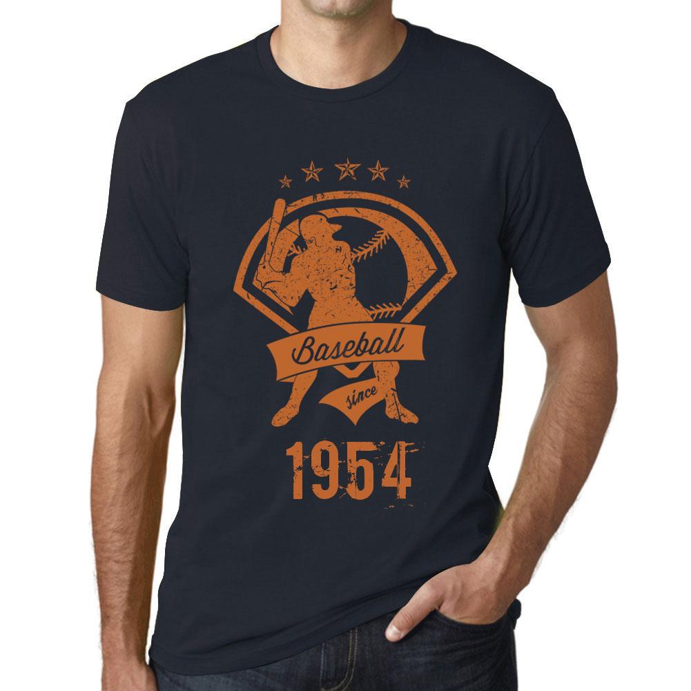 Ultrabasic Vintage T-shirt voor heren Grafisch T-shirt Honkbal sinds 1954 Marine