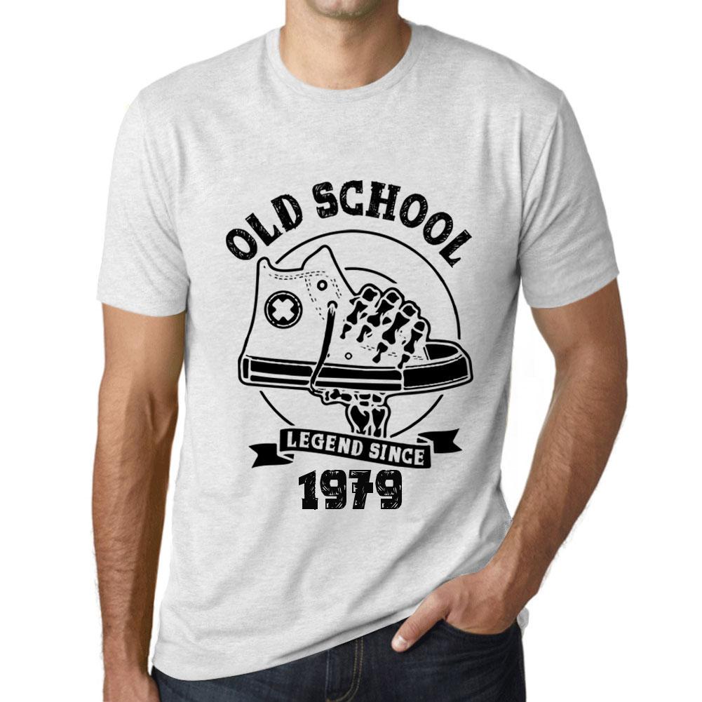 Ultrabasic Vintage T-shirt voor heren Grafisch T-shirt Old School All Star Sinds 1979 Vintage Wit